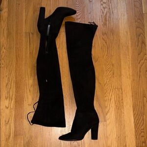 Dolce Vita Katy Black Suede Over-the-Knee Boots Women’s Size 6